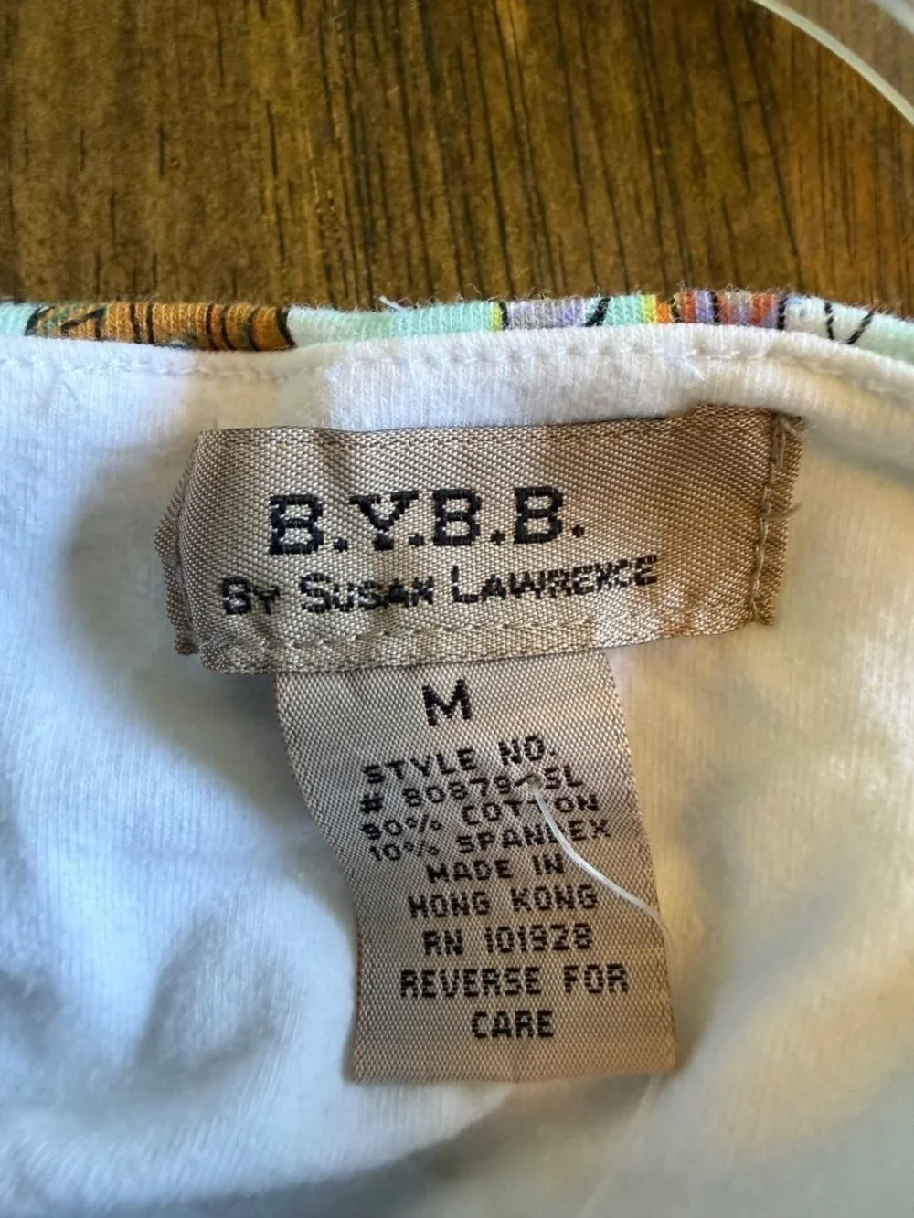 Vintage 90's B.Y.B.B. By Susan Lawrence Flip Flop Tank Top Size Medium - Picture 5 of 5